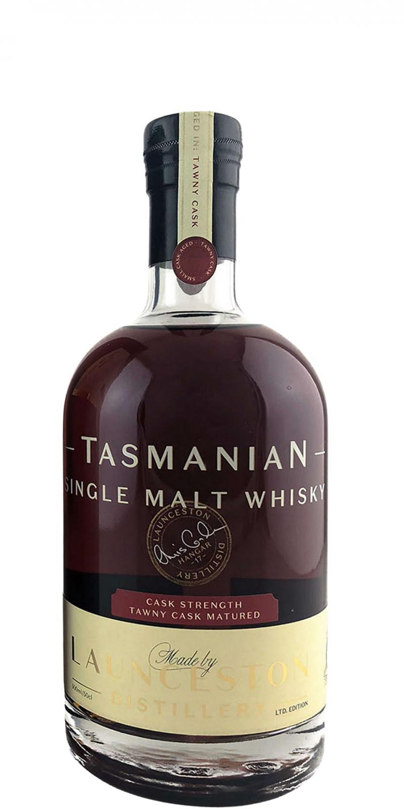 Launceston Tasmanian - Single Malt Whisky  Cask Strength
