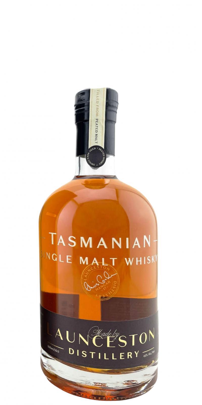 Launceston Tasmanian - Single Malt Whisky  Peated Malt