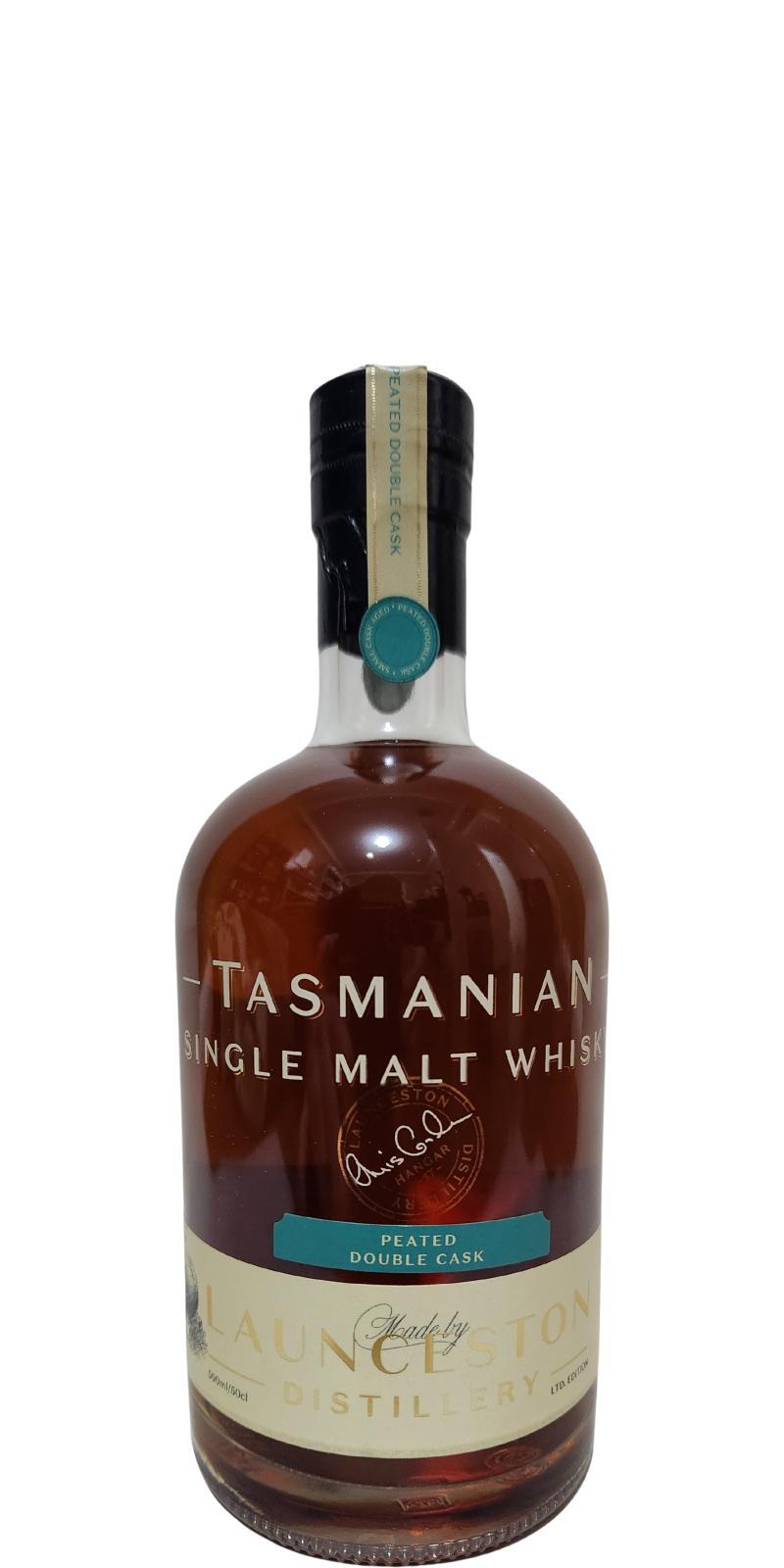 Launceston Tasmanian Single Malt Whisky  Peated Double Cask