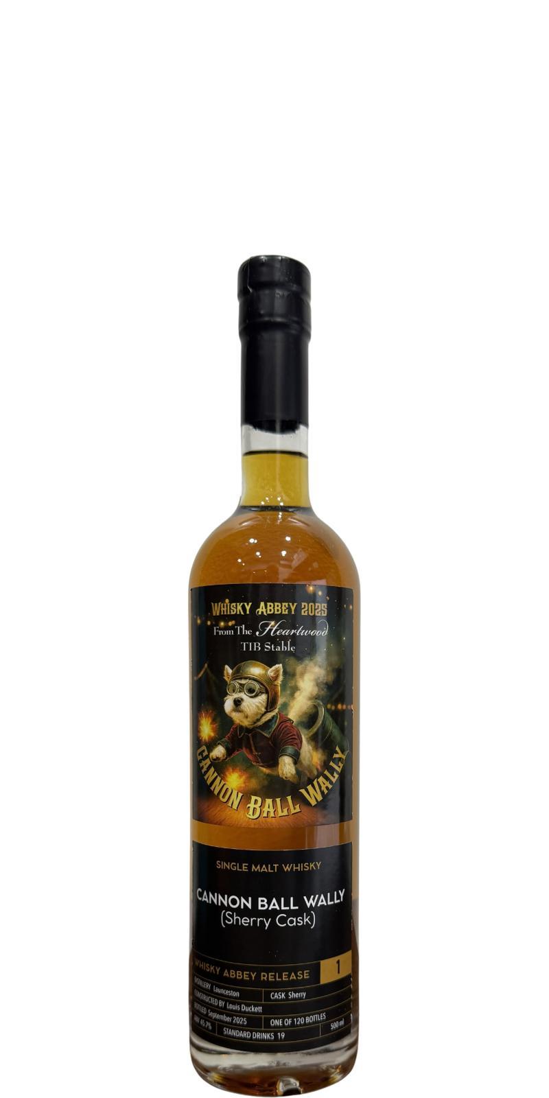 Launceston Cannon Ball Wally HeWo  Whisky Abbey Release 1