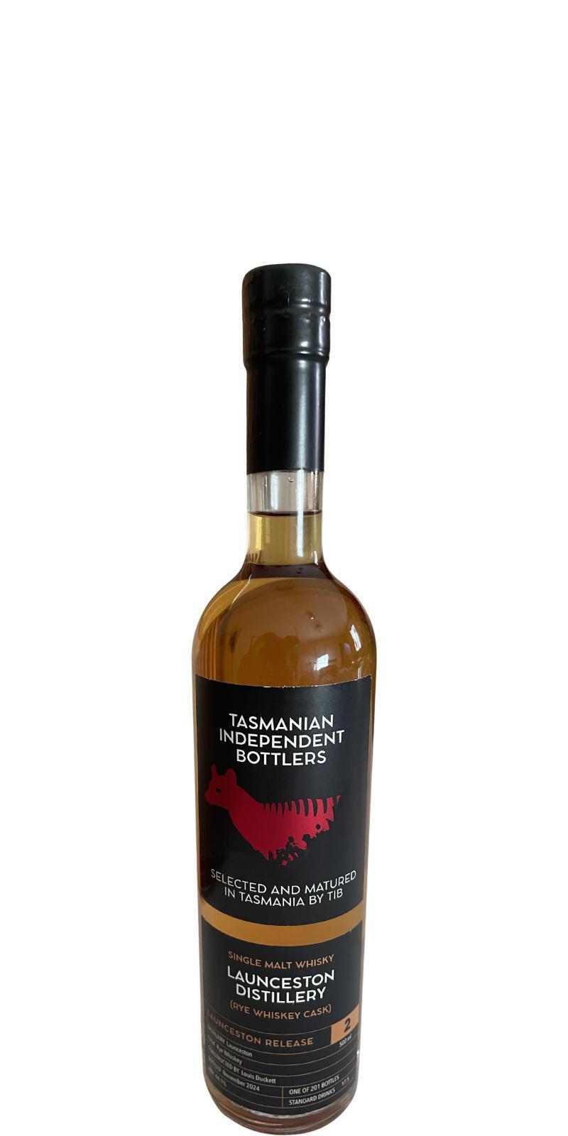 Tasmanian Independent Bottlers Launceston Release 2 TmIB