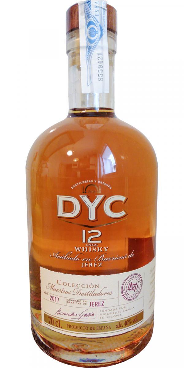 DYC 12-year-old  Colección Maestros Destiladores