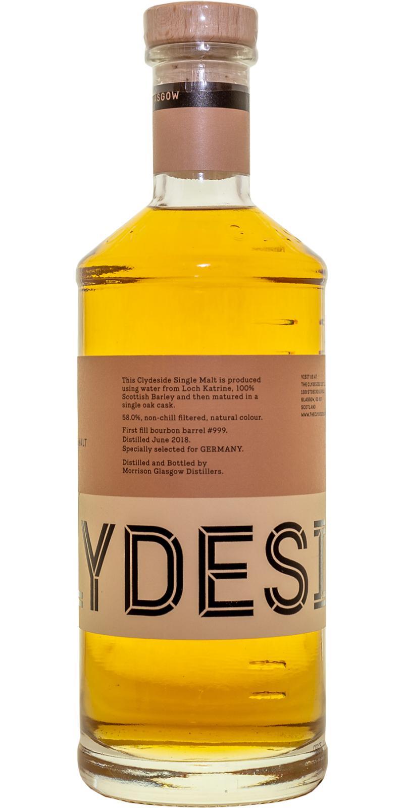 The Clydeside Distillery 2018  Vibrant Stills