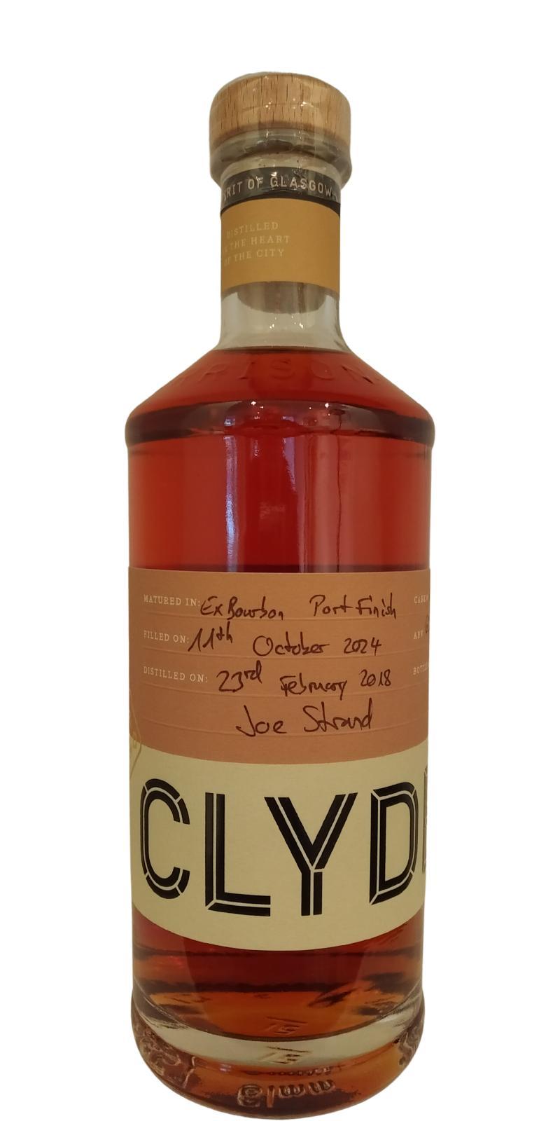 The Clydeside Distillery 2018  Handfilled - Distillery only