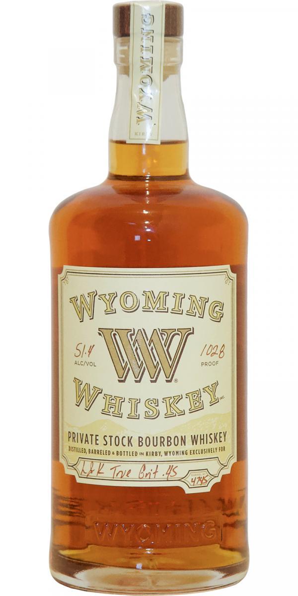 Wyoming Whiskey Private Stock Bourbon Whiskey