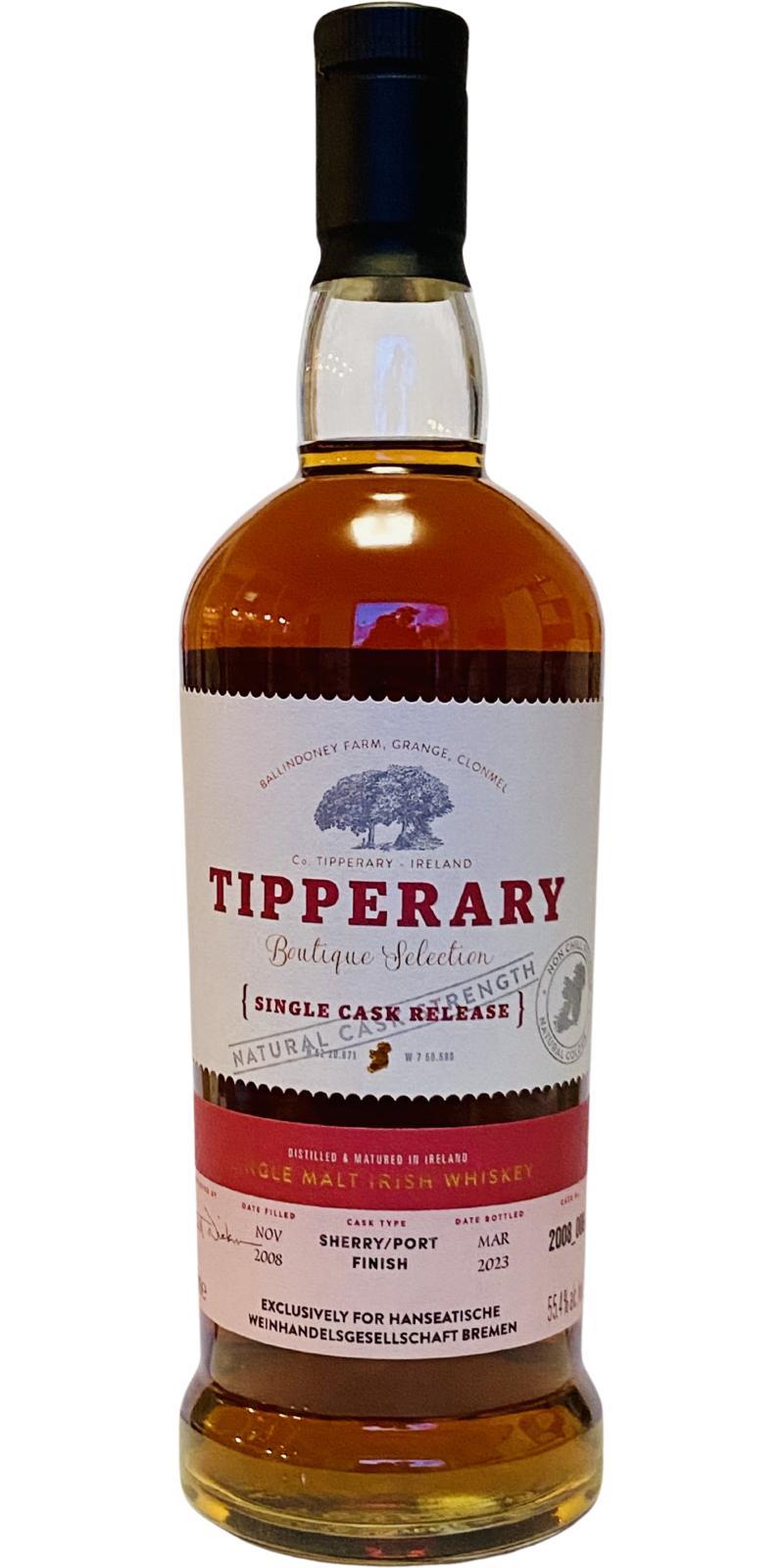 Tipperary 2008 Boutique Selection - Single Cask Release