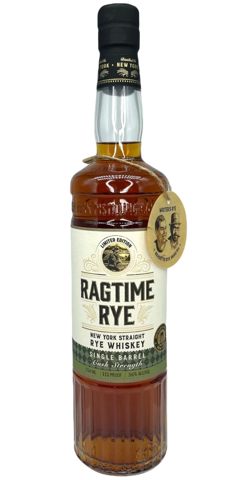 Ragtime Rye  Single Barrel - Cask Strength