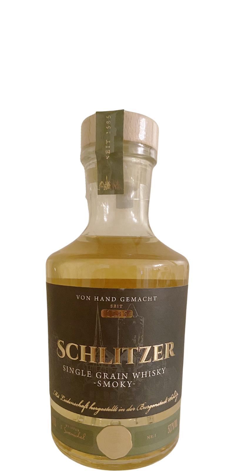 Schlitzer Single Grain Whisky  Smoky