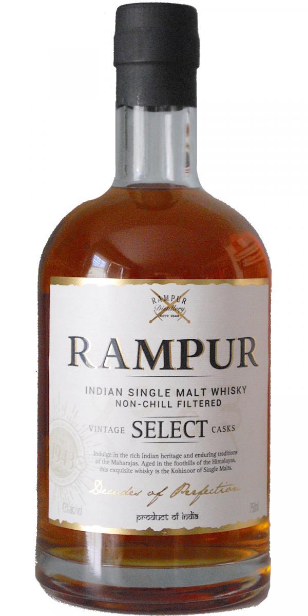 Rampur Vintage Select Casks  Indian Single Malt Whisky