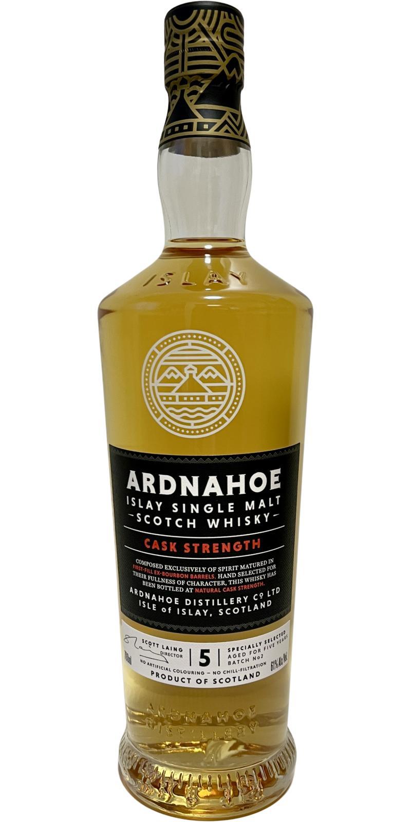 Ardnahoe 05-year-old  Cask Strength Batch 2