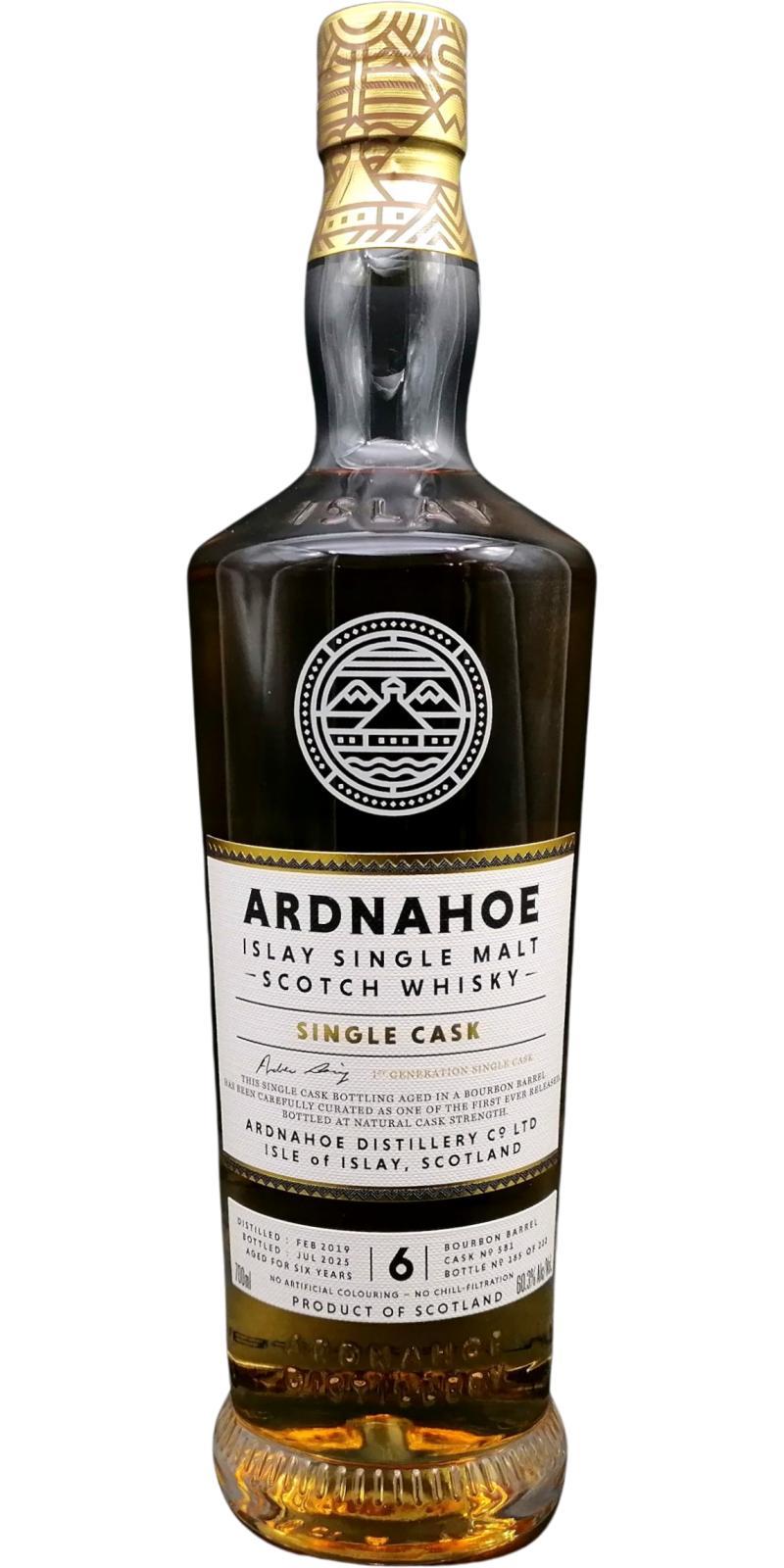 Ardnahoe 2019  1st Generation Single Cask