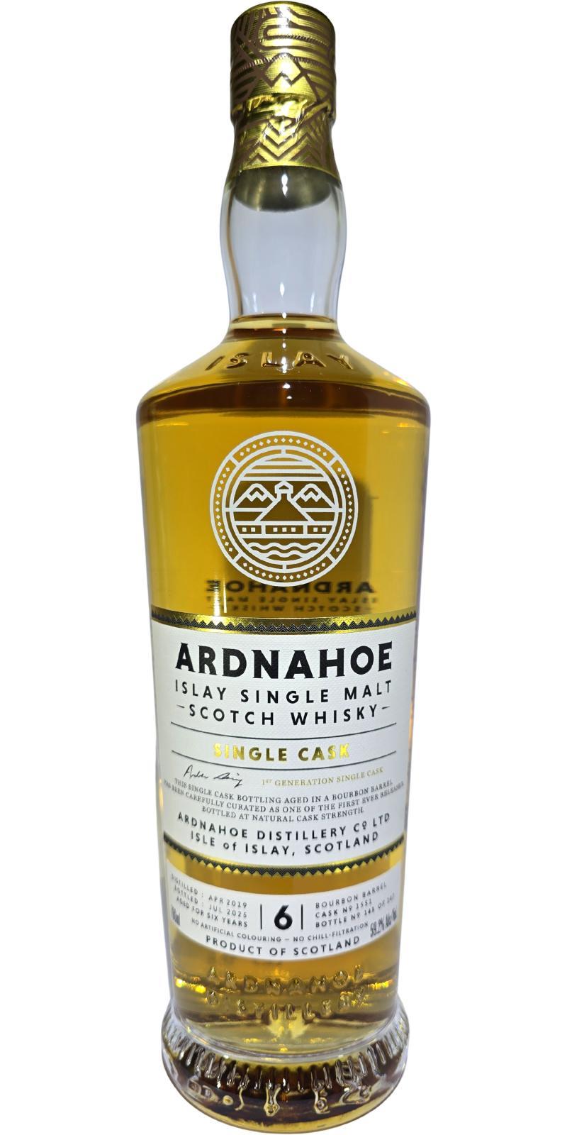 Ardnahoe 2019  1st Generation Single Cask