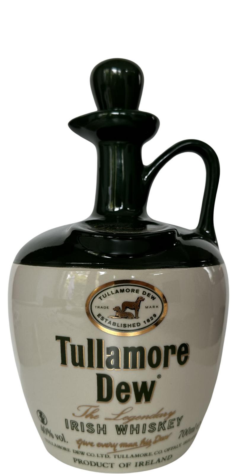 Tullamore Dew Ceramic Jug  The Legendary Irish Whiskey