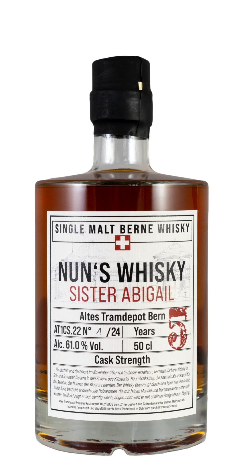 Altes Tramdepot 2017  Nun's Whisky Sister Abigail Cask Strength