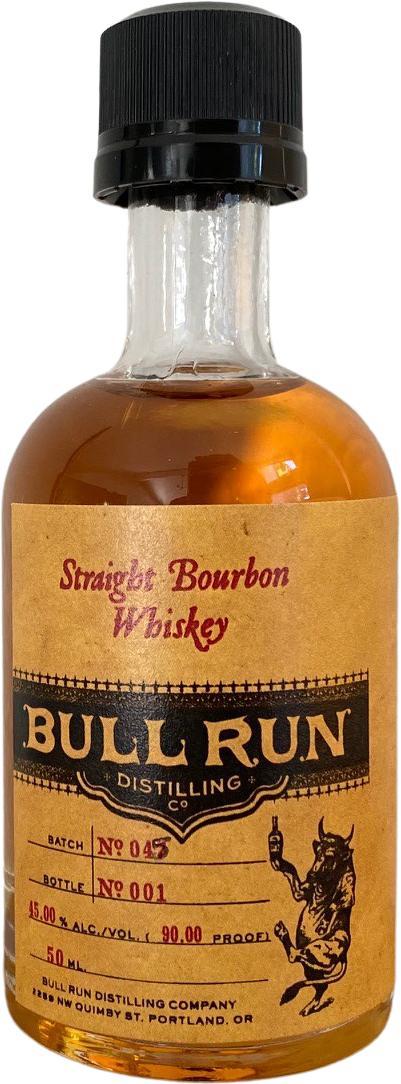 Bull Run Straight Bourbon Whiskey Batch No. 045