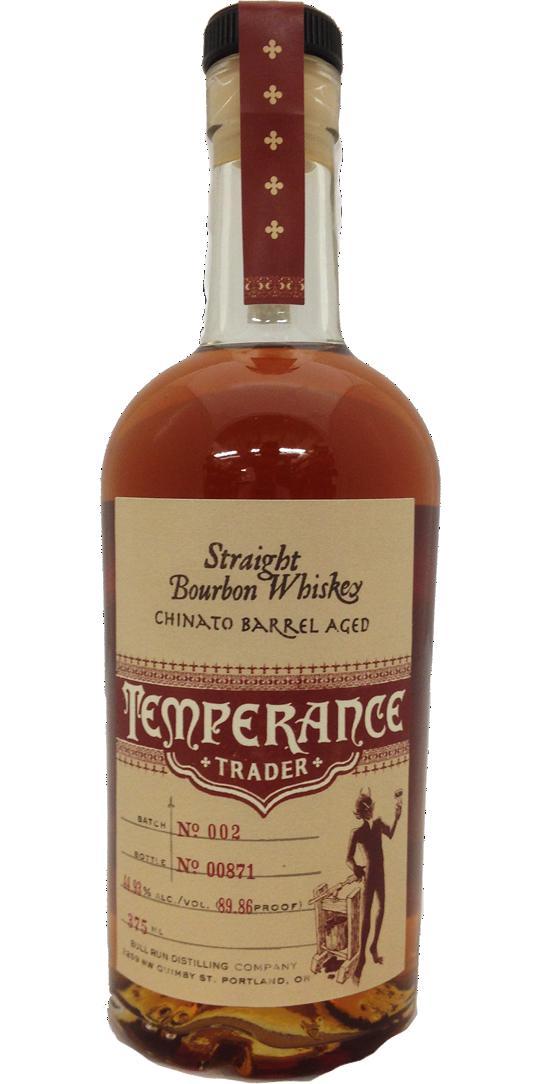 Temperance Trader Straight Bourbon Whiskey Chinato Barrels Aged