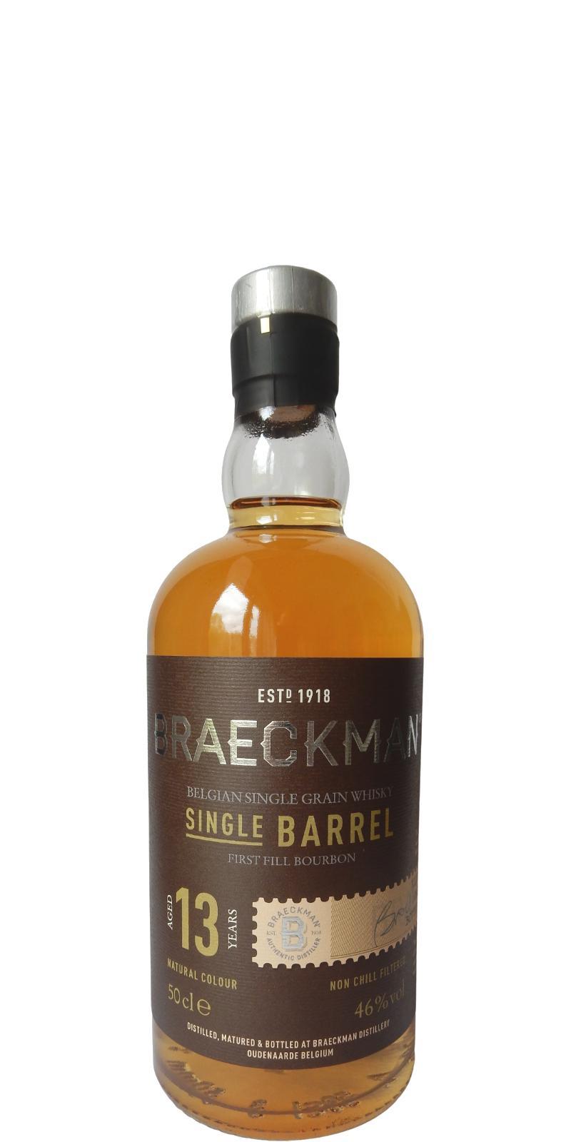 Braeckman Distillers 2007 Single Barrel