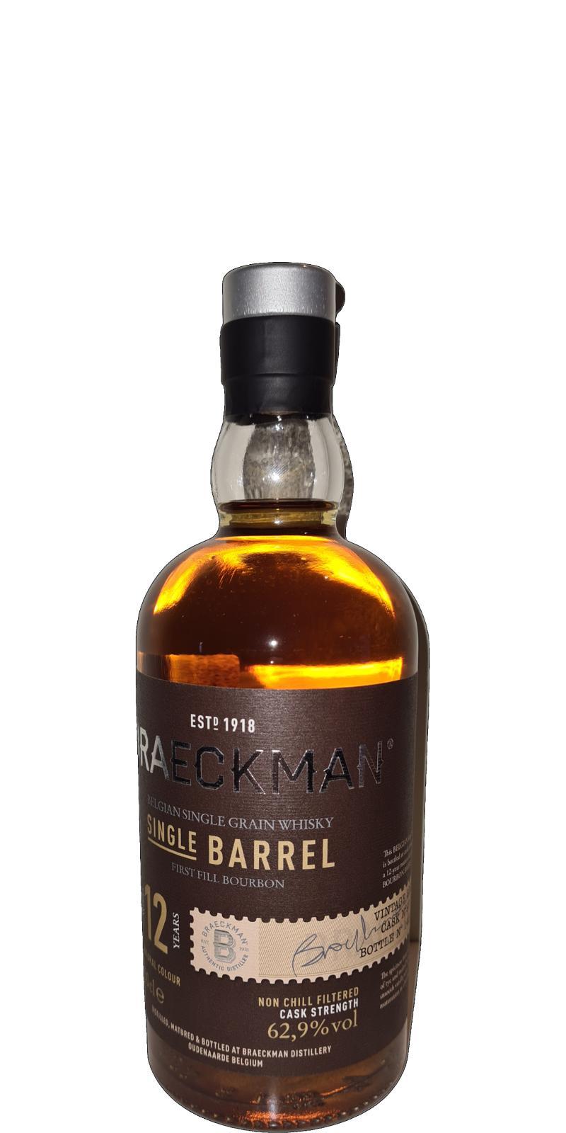 Braeckman Distillers 2007 Single Barrel - Cask Strength