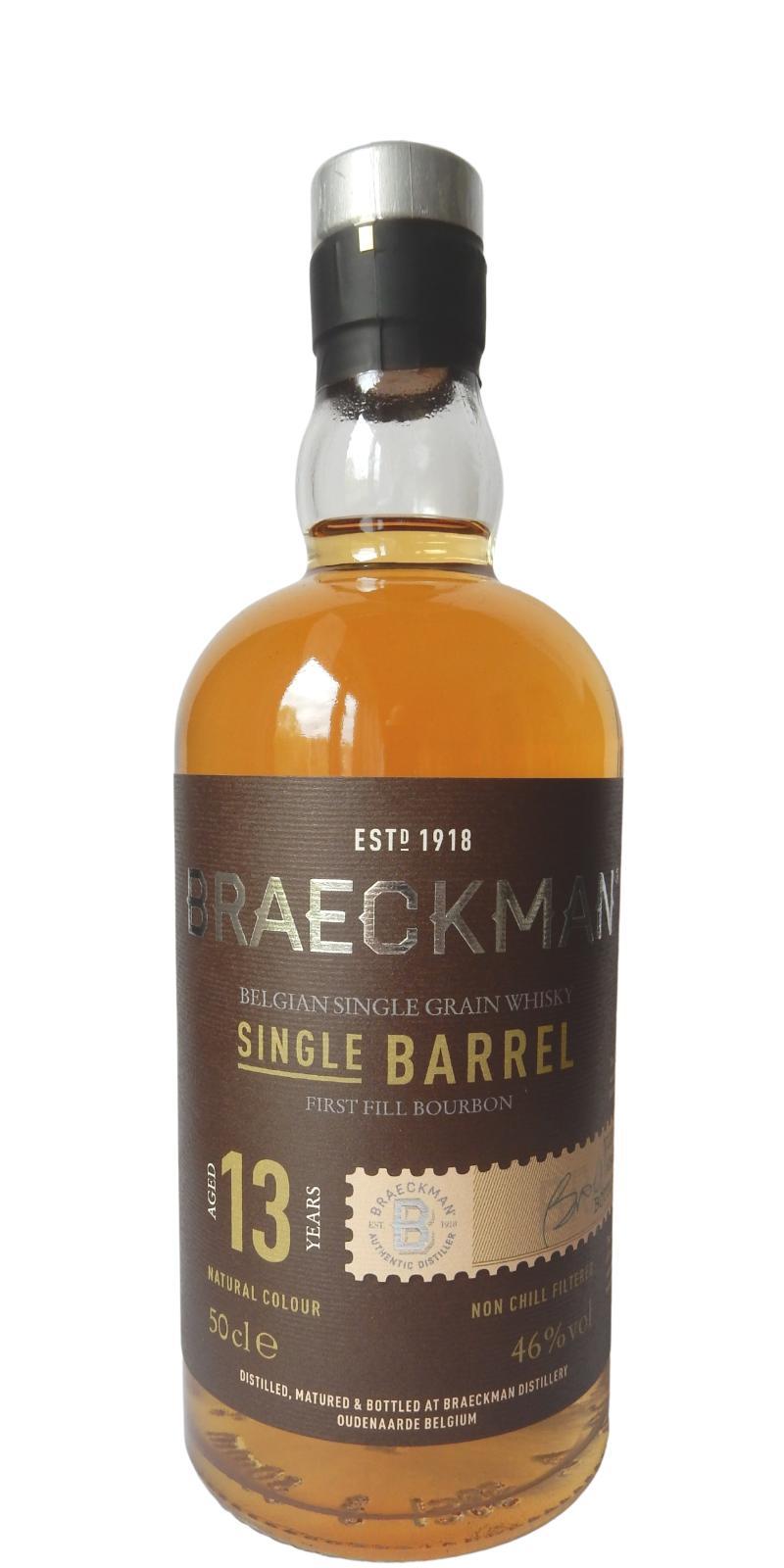 Braeckman Distillers 2007 Single Barrel