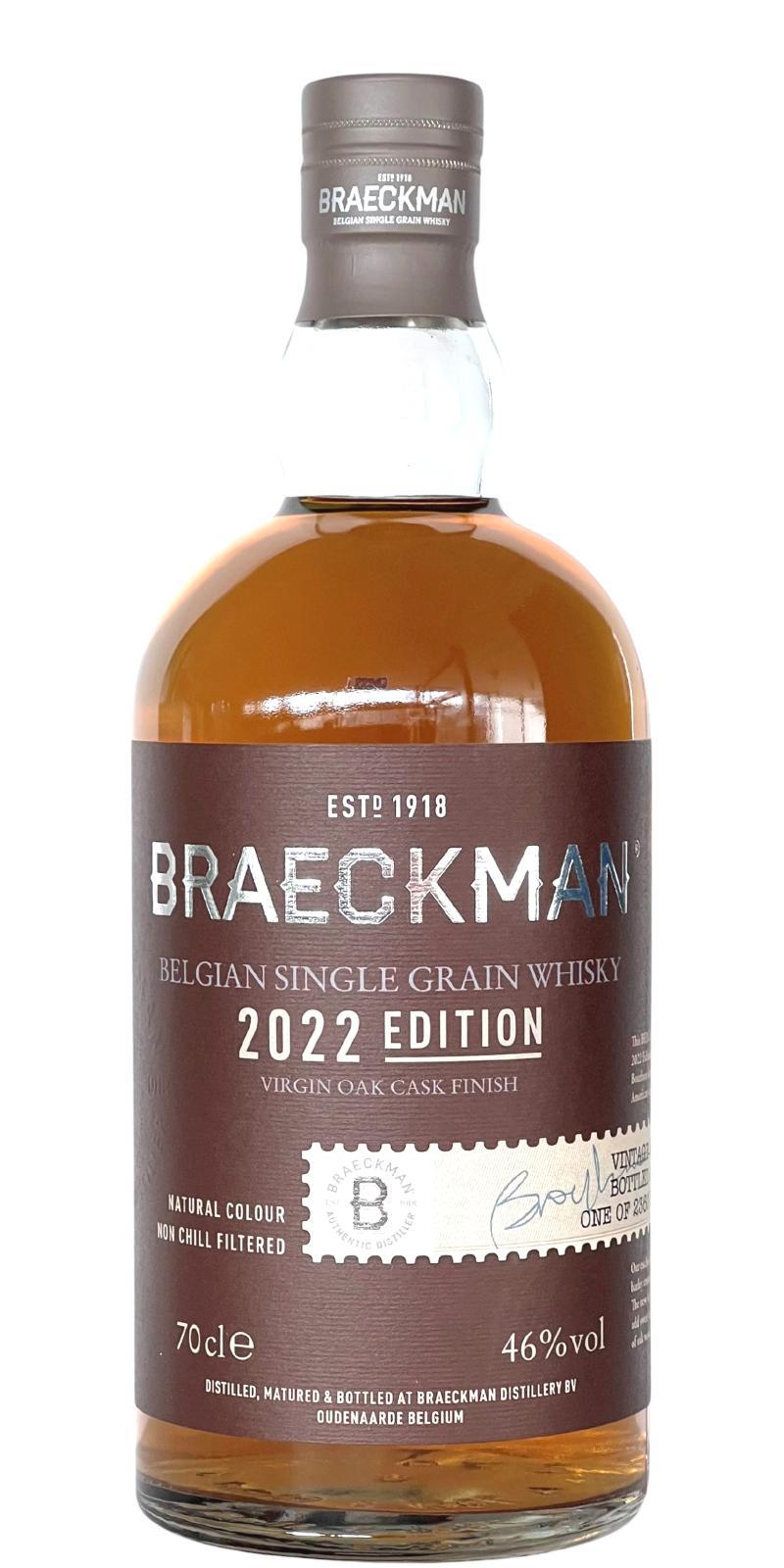 Braeckman Distillers 2018 Limited 2022 Edition