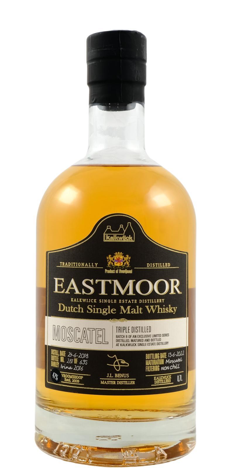Eastmoor 2018  Moscatel