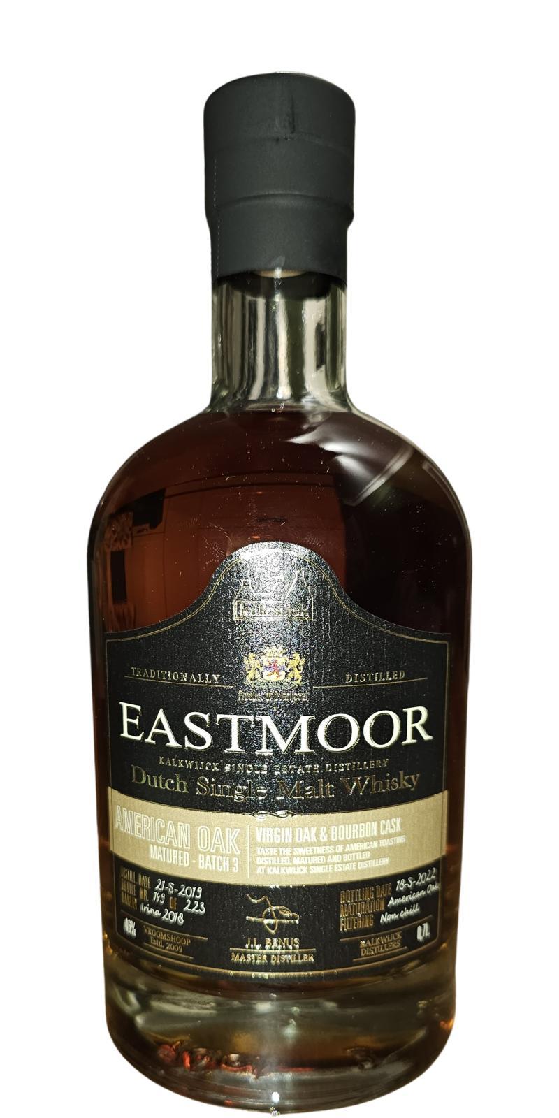 Eastmoor 2019  American Oak