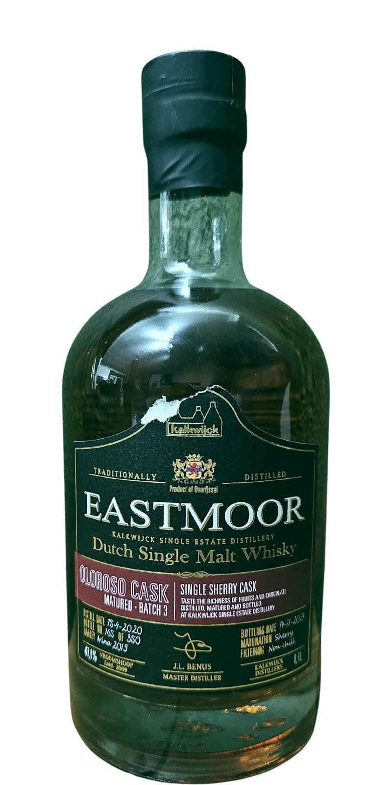 Eastmoor 2020  Oloroso Cask Matured
