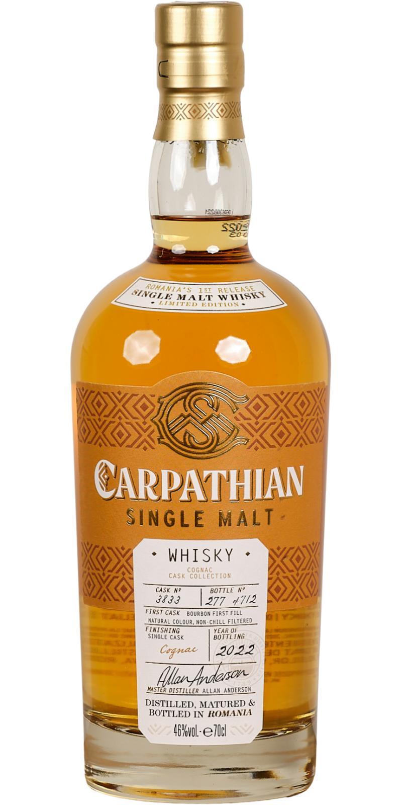 Carpathian Single Malt  Cognac Cask Collection