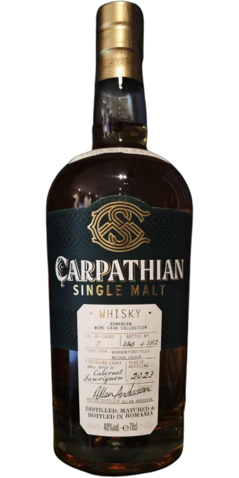 Carpathian Single Malt  Romanian Wine Cask Collection