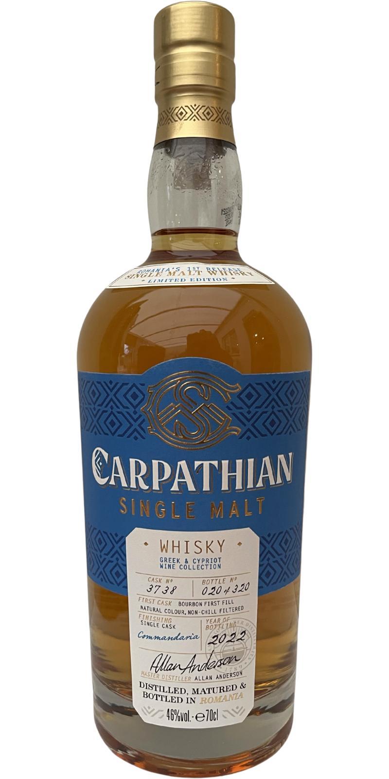 Carpathian Single Malt  Greek & Cypriot Wine  Collection