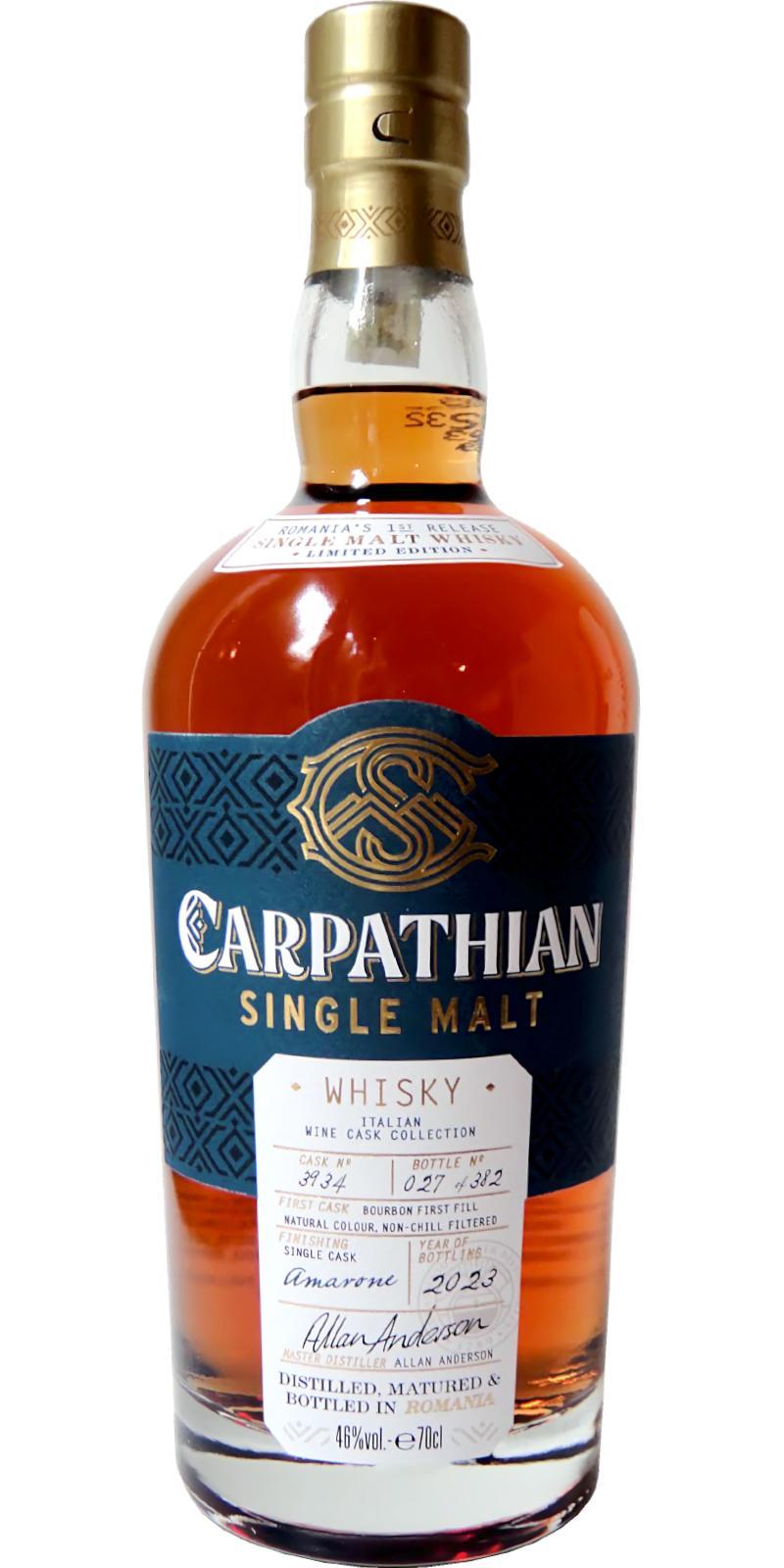 Carpathian Single Malt  Italian Wine Cask Collection