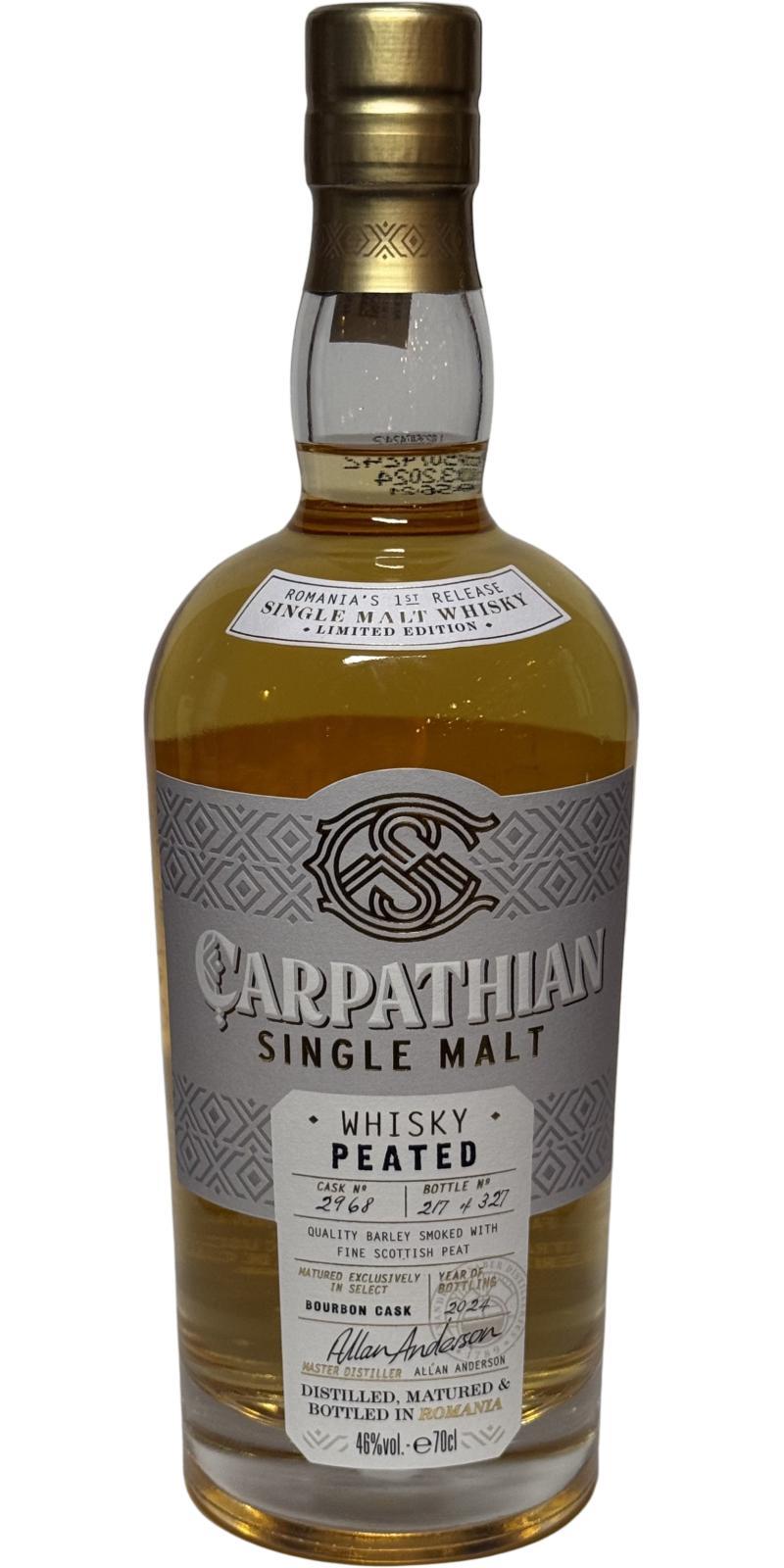 Carpathian Single Malt  Peated