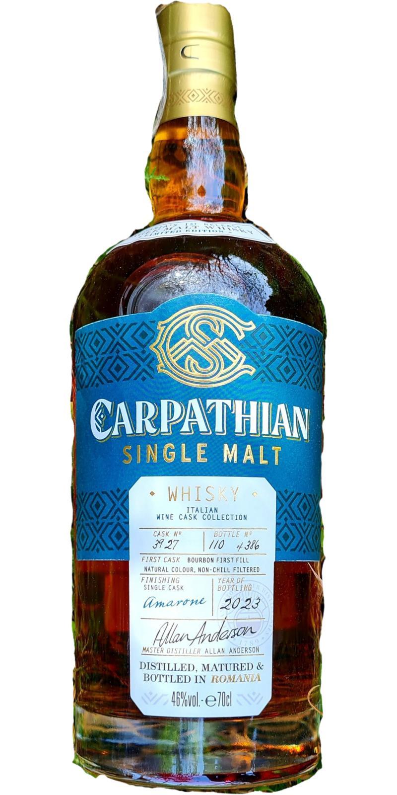Carpathian Single Malt  Italian Wine Cask Collection