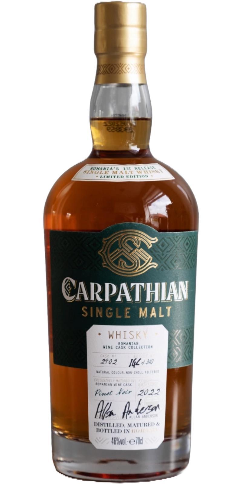Carpathian Single Malt  Romanian Wine Cask Collection