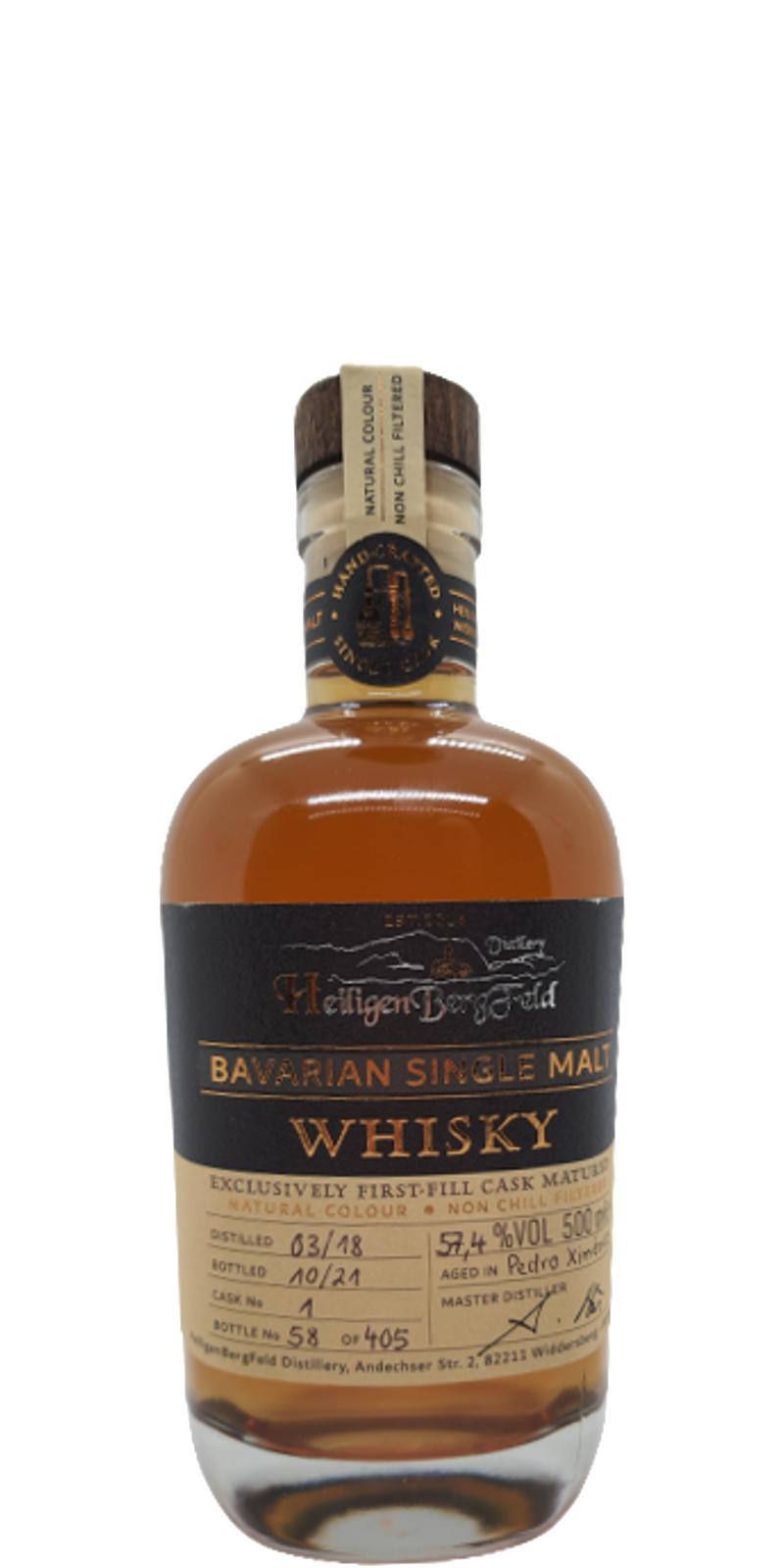 HeiligenBergFeld 2018  Bavarian Single Malt