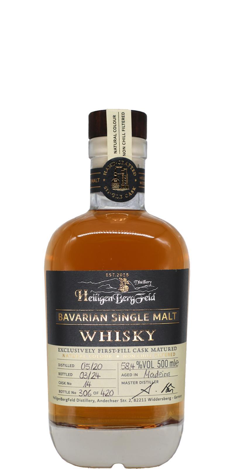 HeiligenBergFeld 2020  Bavarian Single Malt Whisky