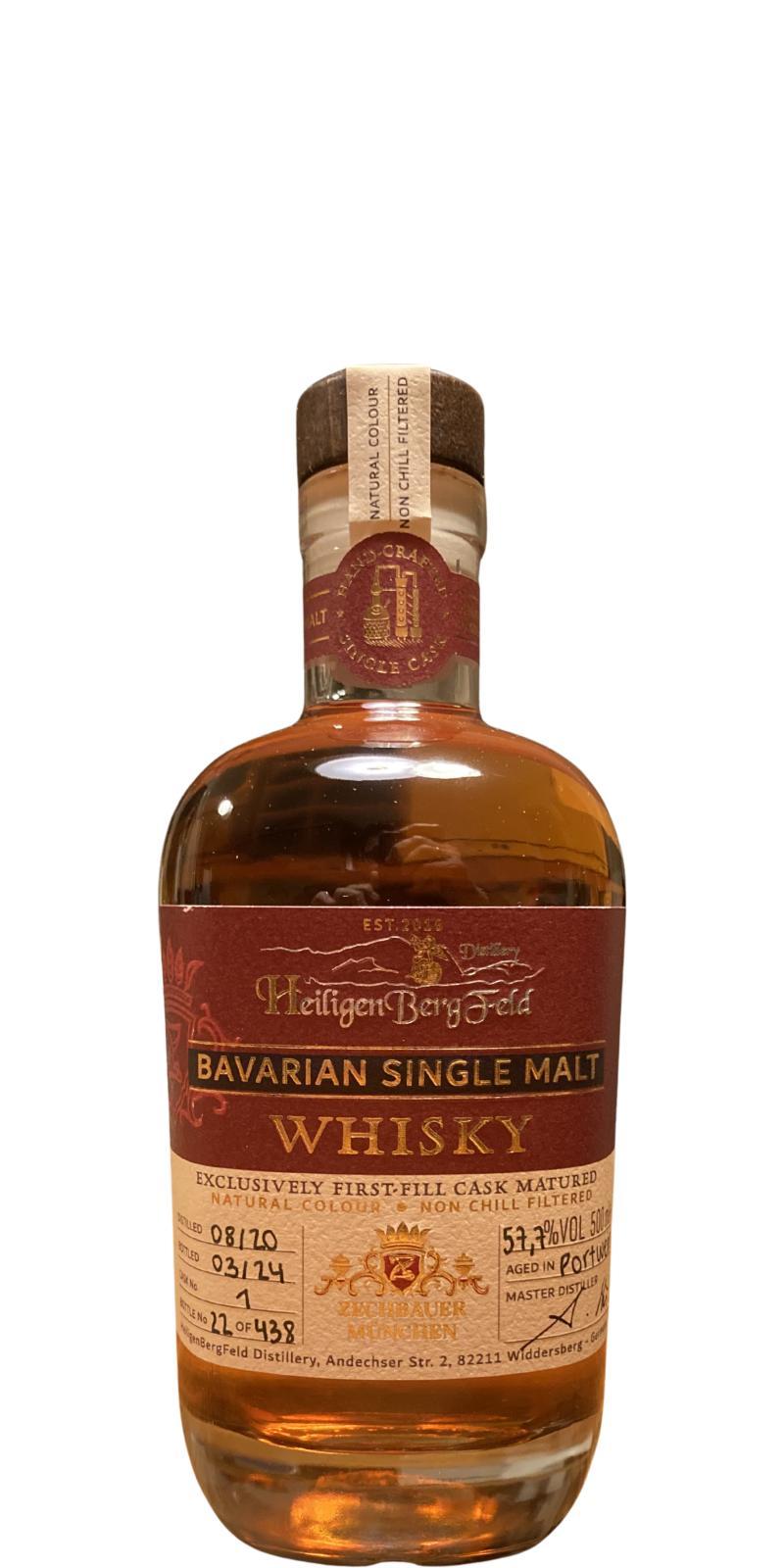 HeiligenBergFeld 2020  Bavarian Single Malt Whisky