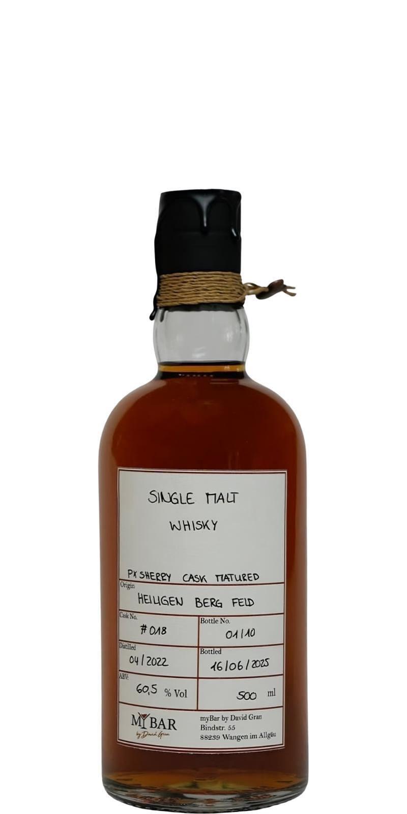 HeiligenBergFeld 2022 myBar  PX Sherry Fass