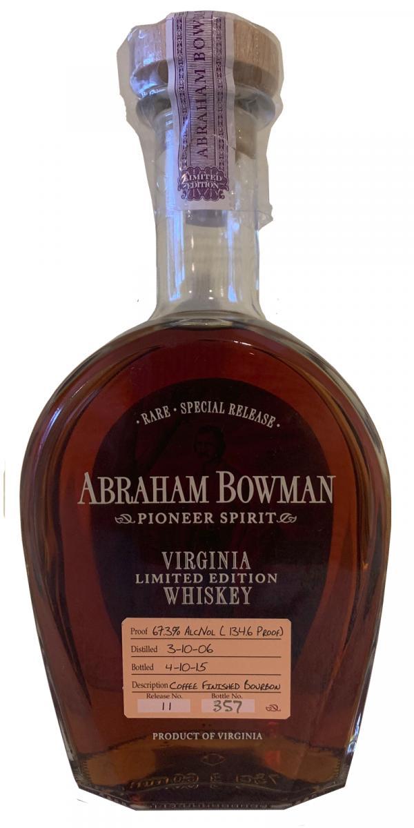 Abraham Bowman 2006 Virginia Limited Edition Whiskey - Small Batch