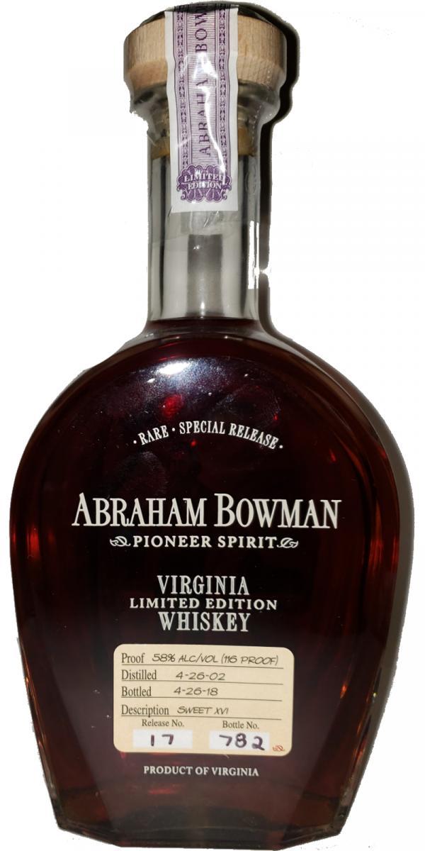 Abraham Bowman Pioneer Spirit - Release No. 17 Sweet XVI
