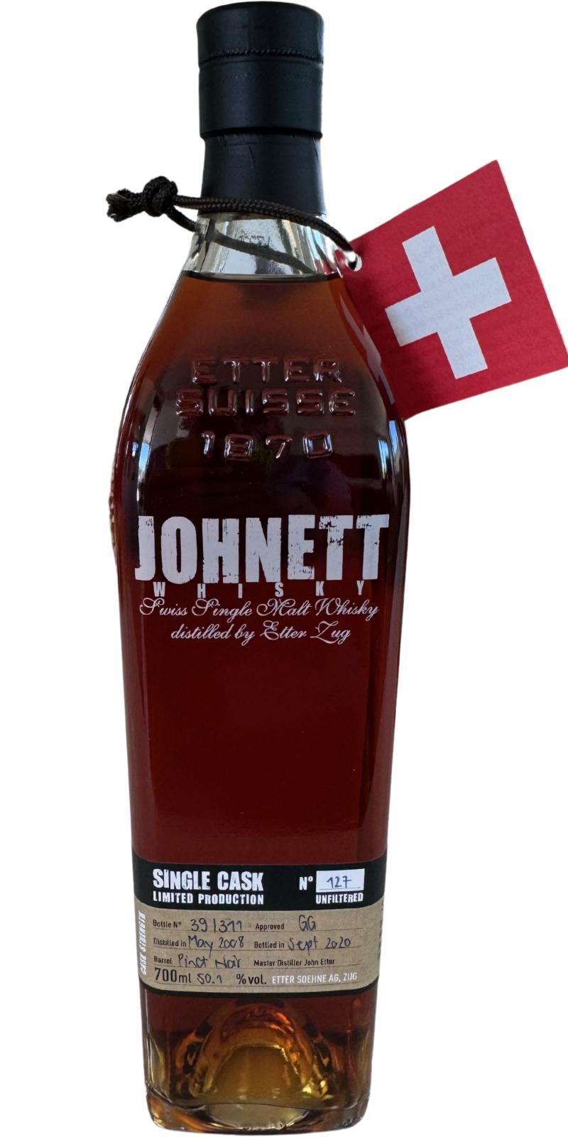 Johnett 2008  Single Cask