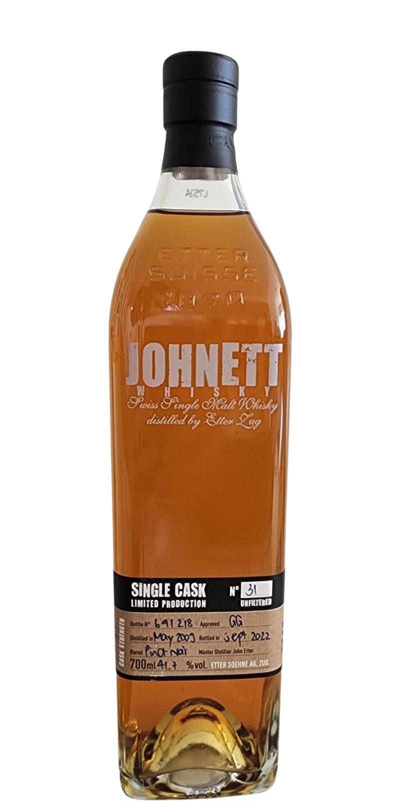 Johnett 2009  Single Cask
