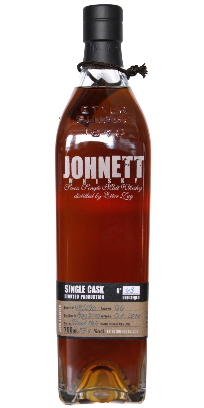 Johnett 2010  Single Cask