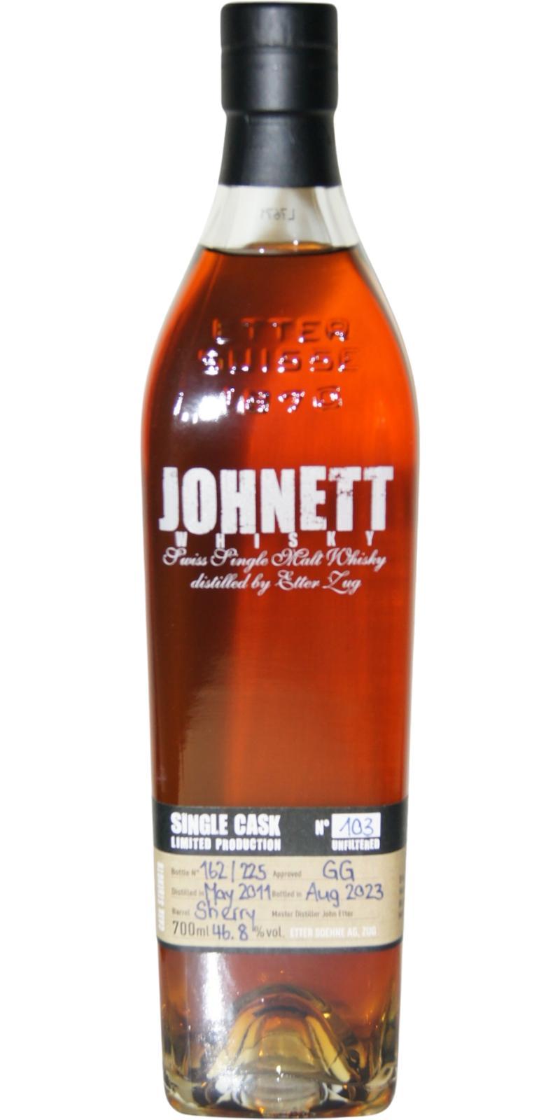 Johnett 2011  Single Cask