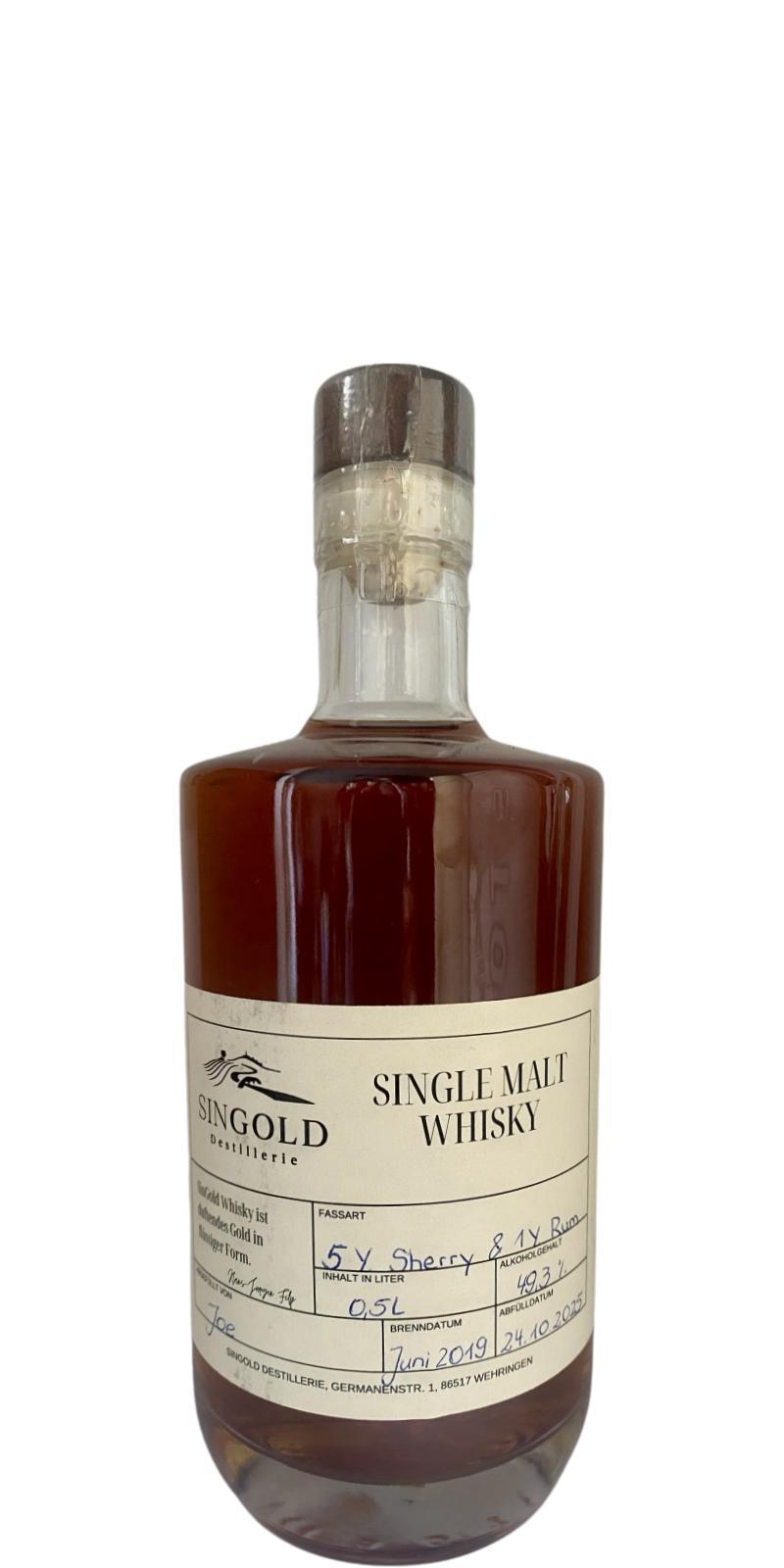 Sin-Gold 2019  Messeabfüllung