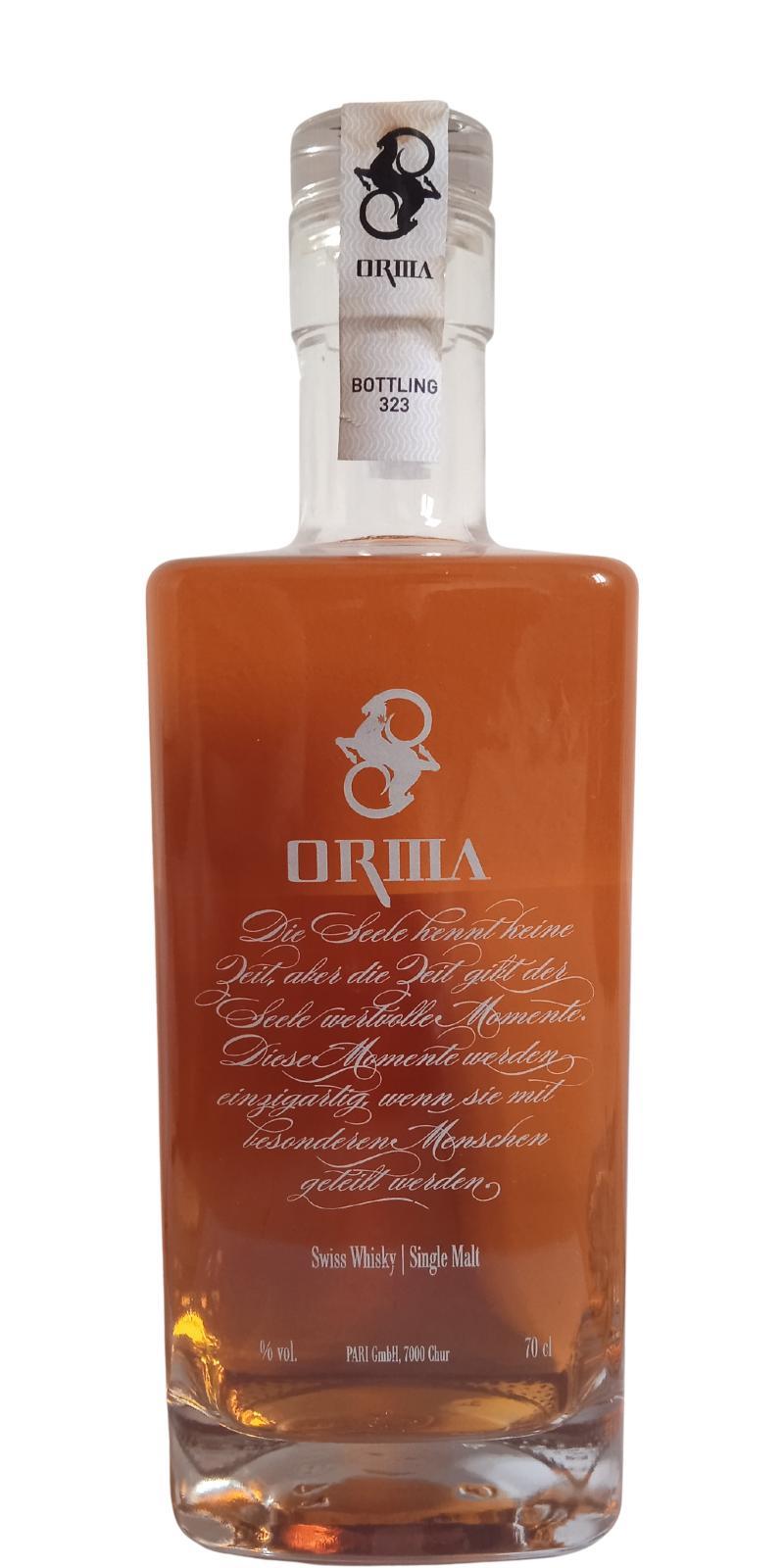 Orma Bottling 323  Anagram Edition