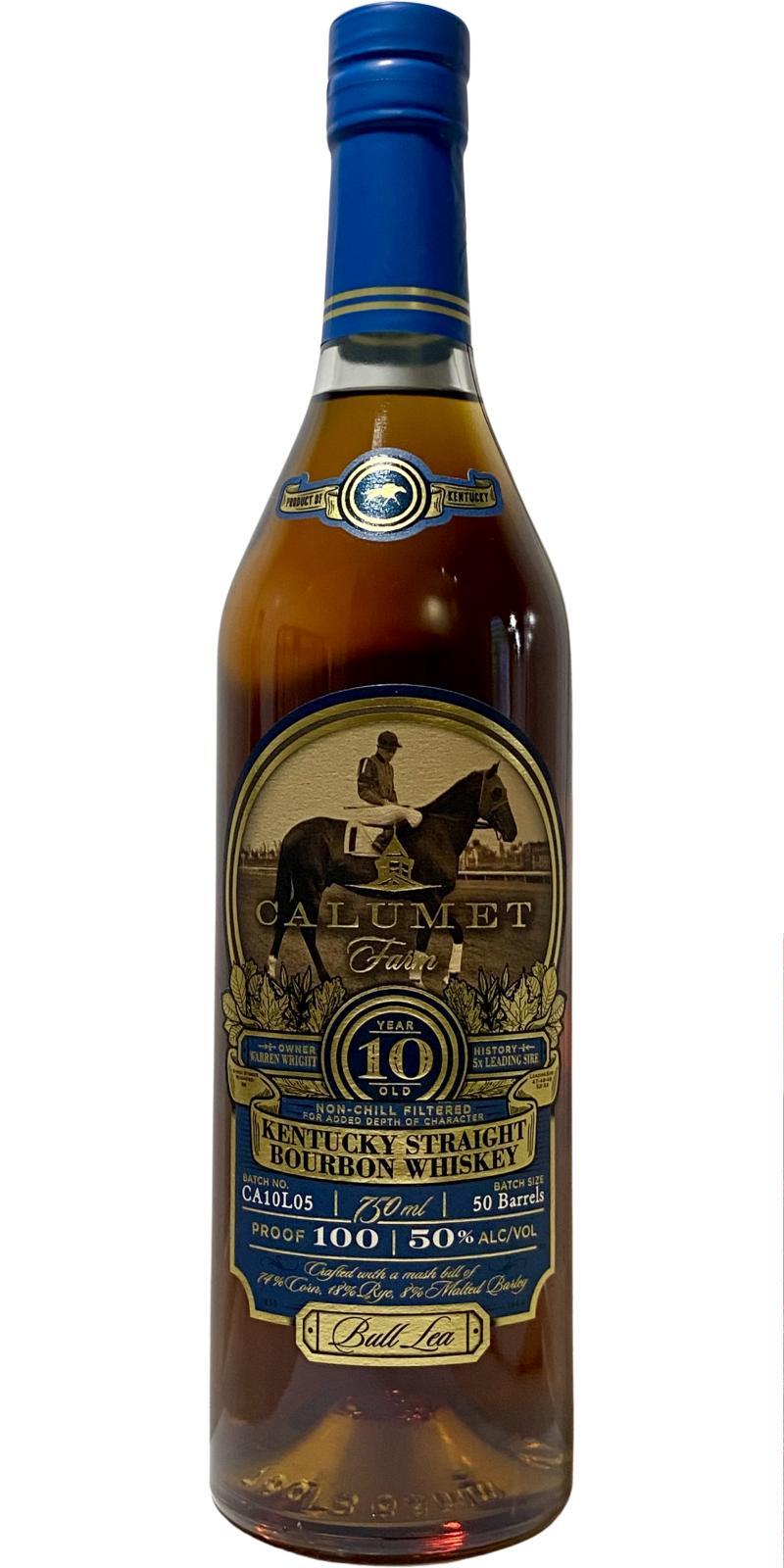 Calumet Farm 10-year-old Kentucky Straight Bourbon Whiskey