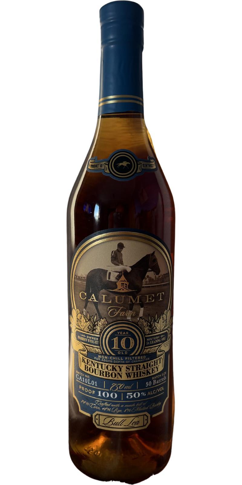 Calumet Farm 10-year-old Kentucky Straight Bourbon Whiskey