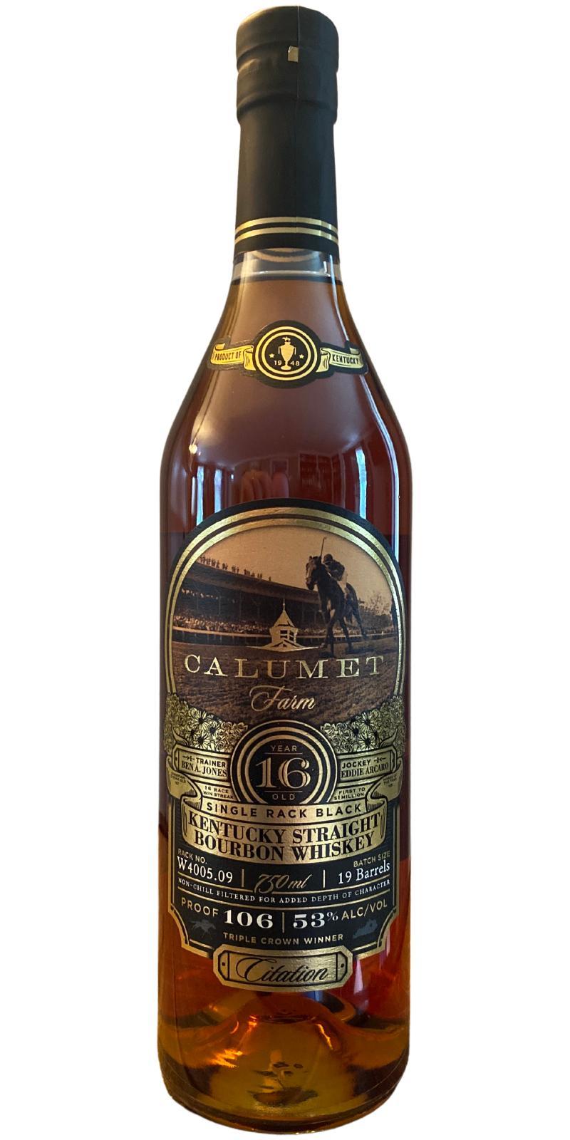 Calumet Farm 16-year-old Single Rack Black - Citation