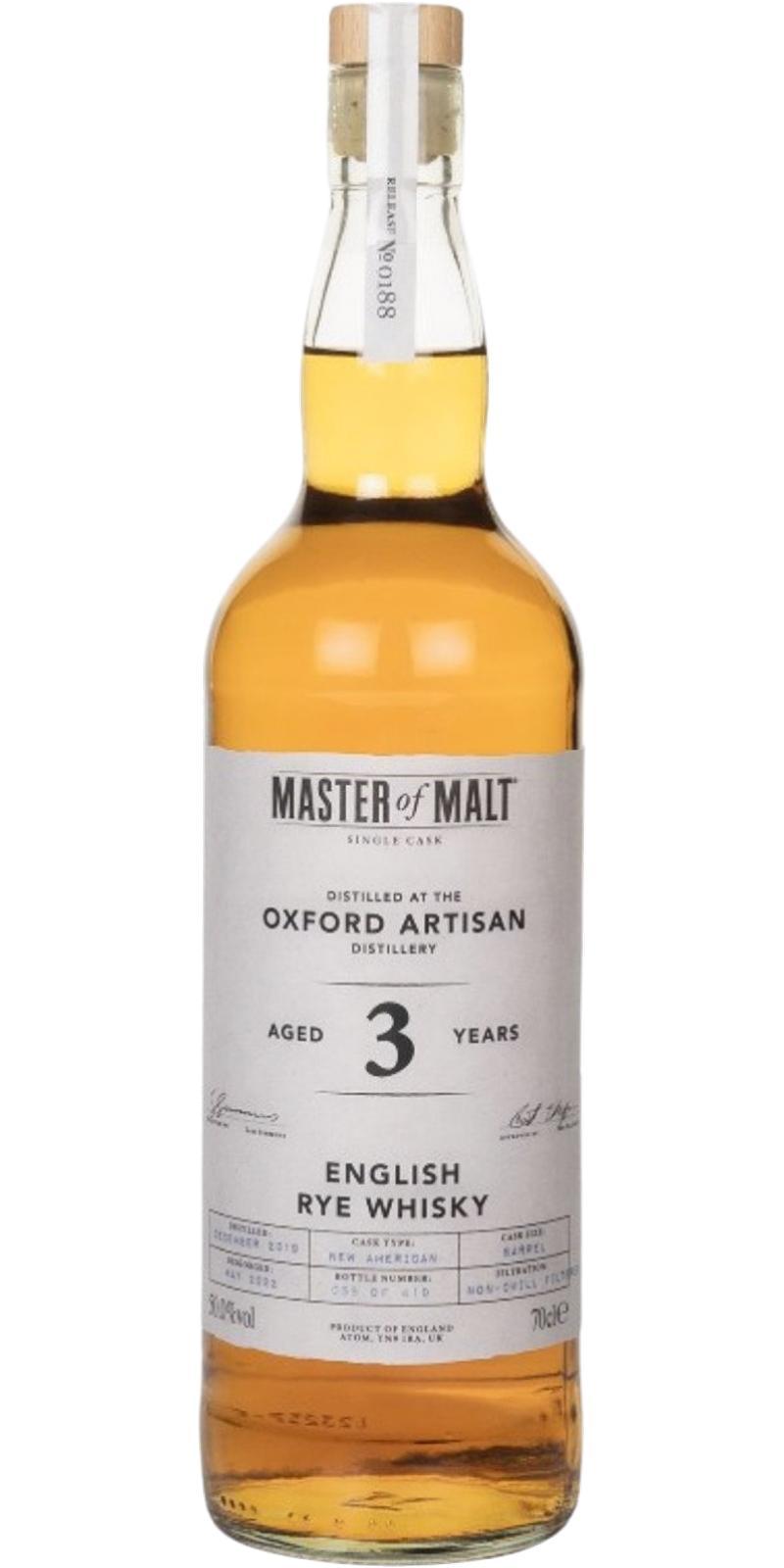 Oxford 2019 MoM Single Cask
